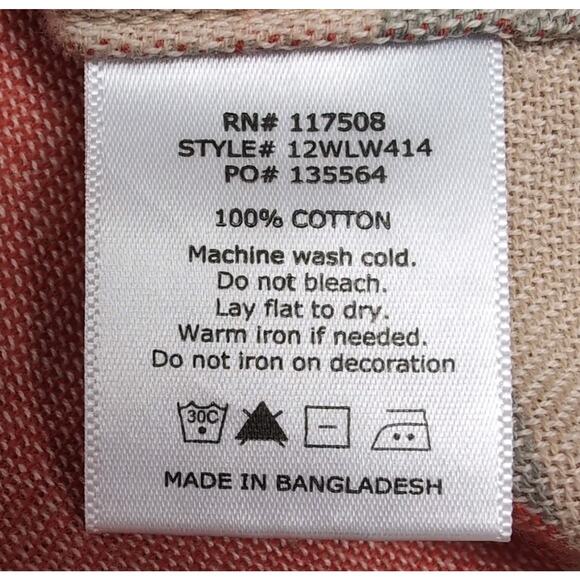 Junk Food Revolve Flannel Shirt Women M Multi Southwestern Aztec Print Cotton - Picture 11 of 16